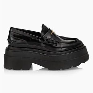 Alexander Wang Carter Leather Platform Loafers